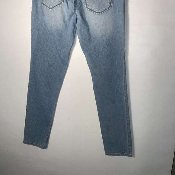 LOFT Relaxed Skinny Jeweled Jeans Pants in Horizon Blue Wash Size 26/2 - Picture 10 of 10